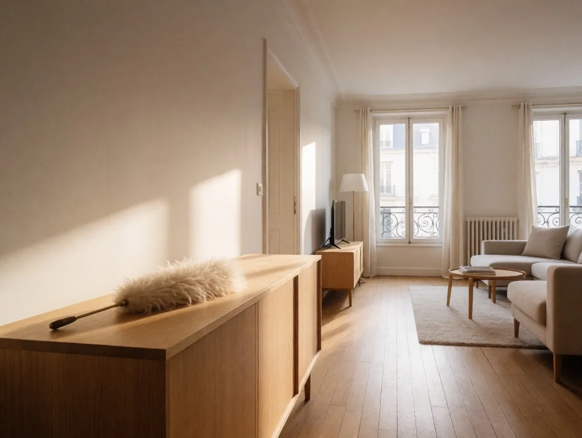 Appartement parisien en cours d'entretien régulier